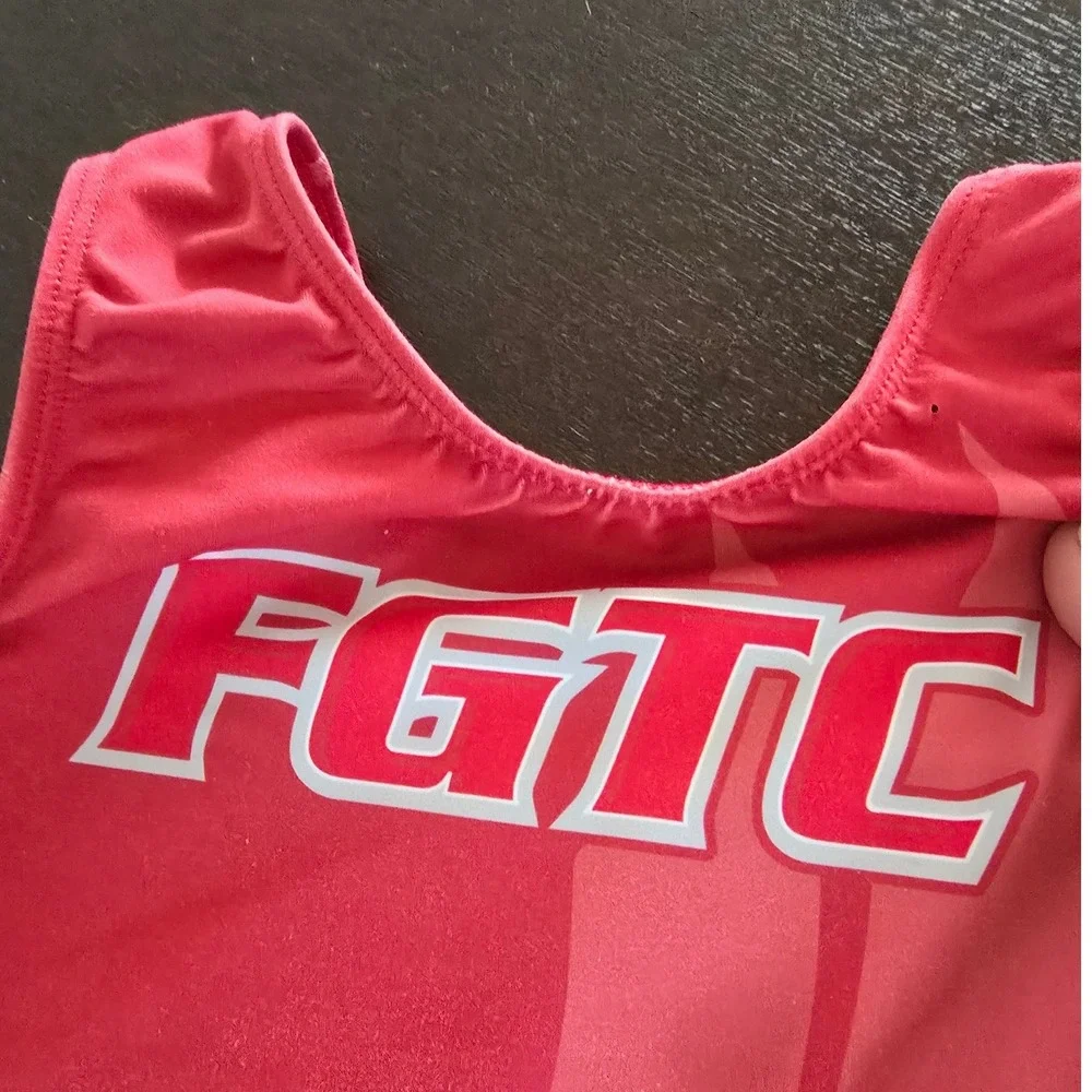 GK Elite FGTC‎ Florida Gymnastics Training Center Leotard Pink Child Large CL